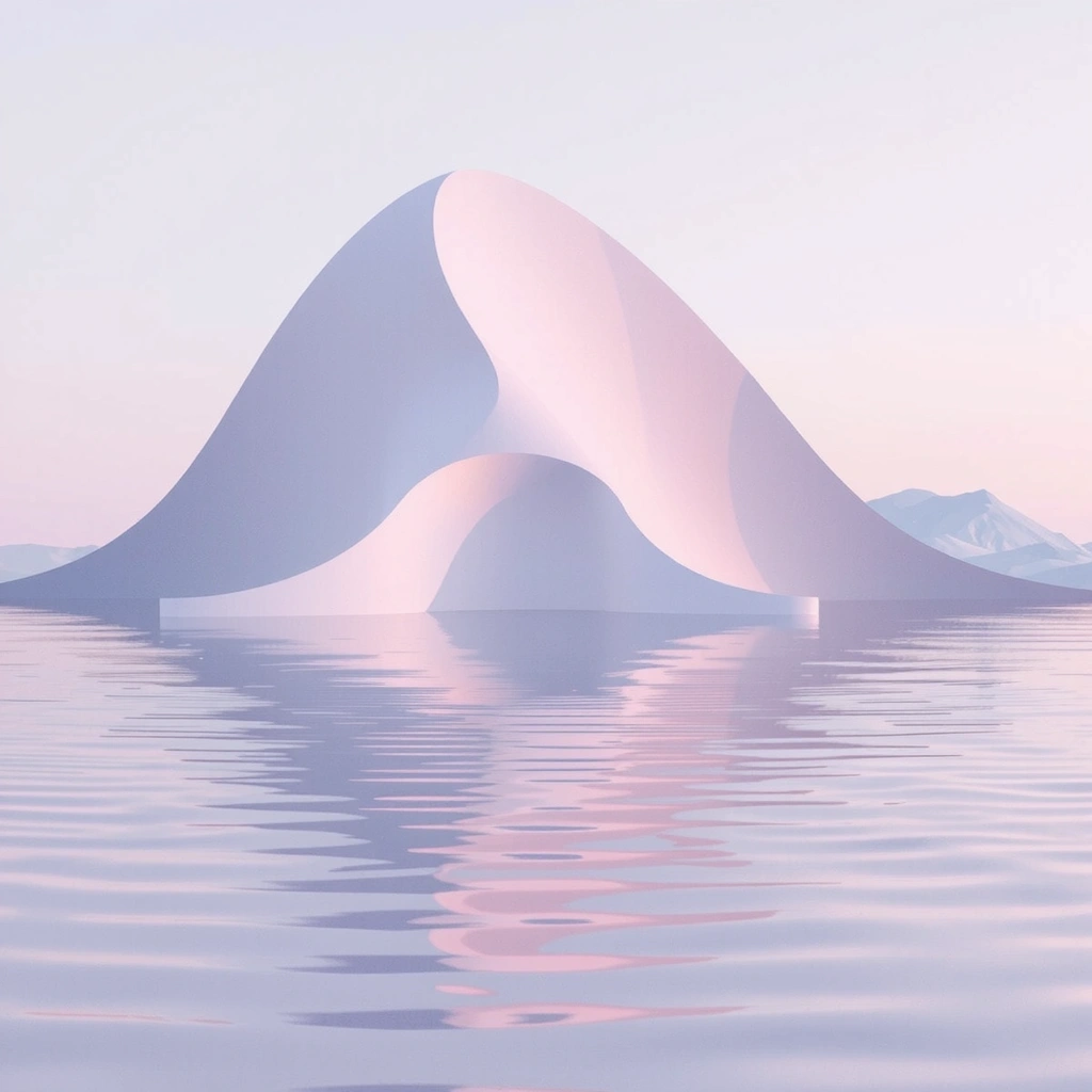 Abstrakcyjna wizualizacja rytmu dobowego